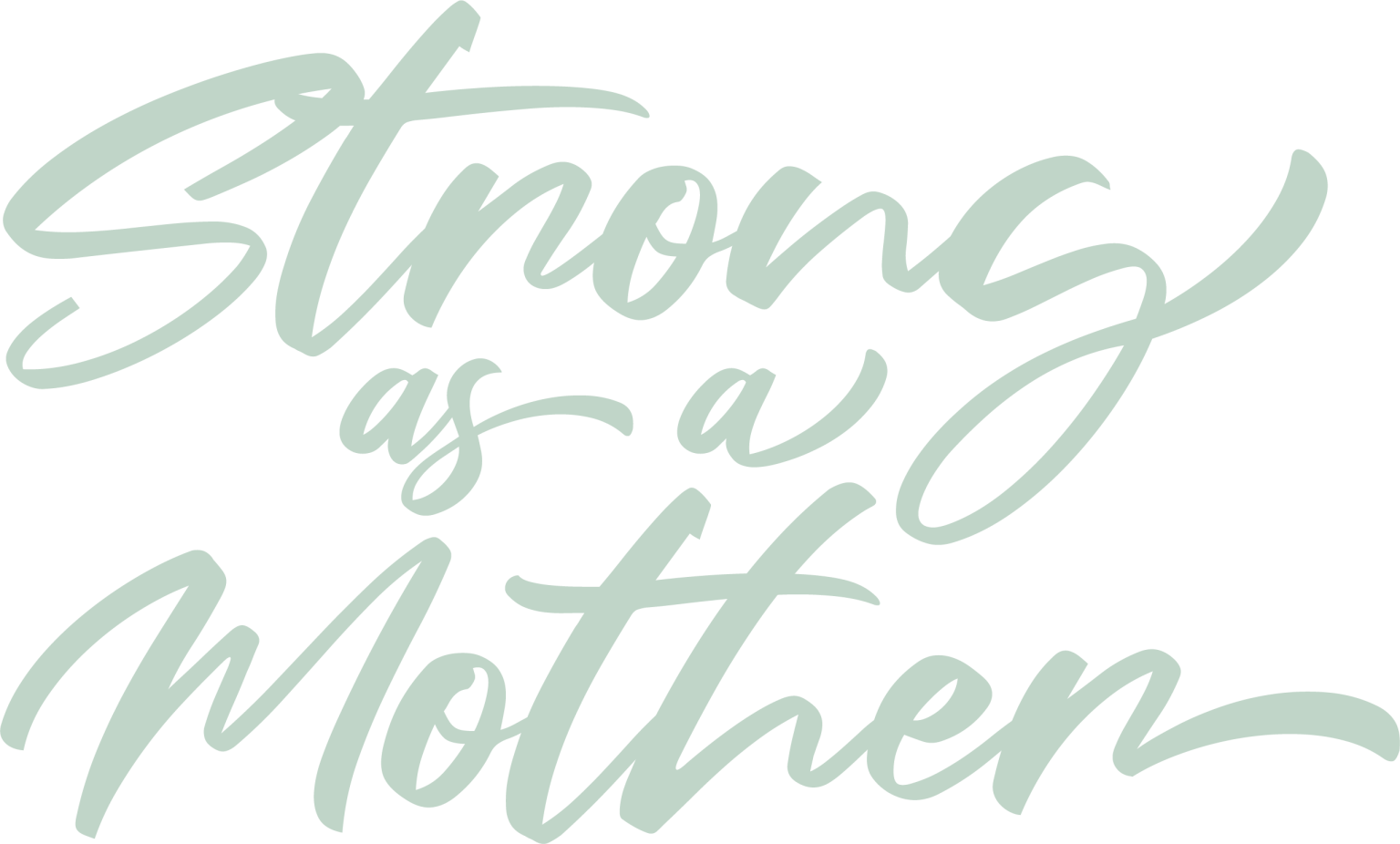 Strong as a Mother logo